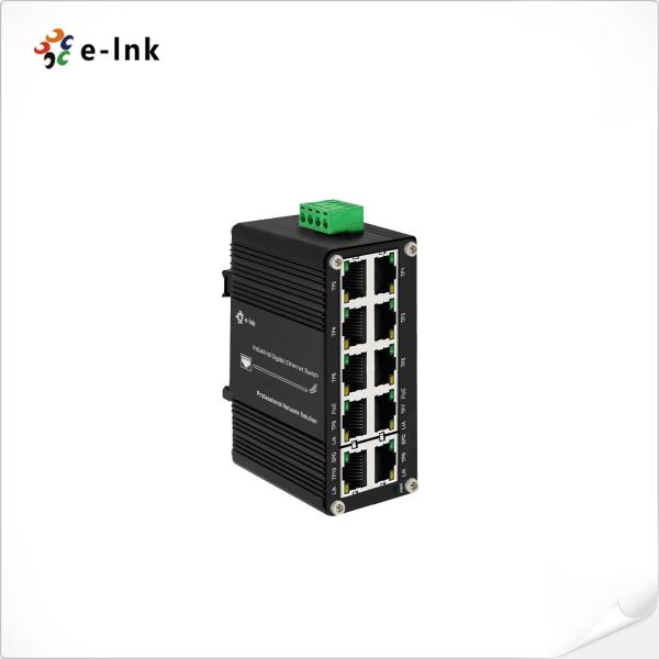 Buy Mini Industrial 8-Port 10/100/1000T 802.3at PoE + 2-Port 10/100/1000T Compact Ethernet Switch at wholesale prices
