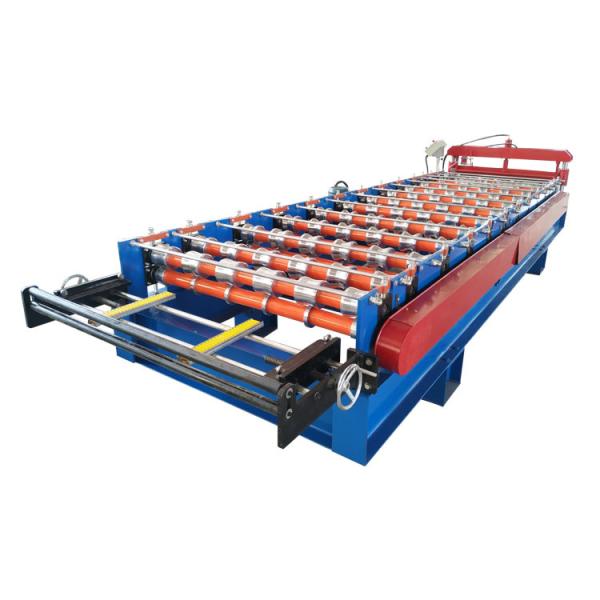Full Automatic Iron Roofing Sheet Roll Forming Machine , Cold Roofing Rolling Machine