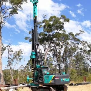KR90M-CAT Rotary Pile Drilling Rig Hydraulic Auger Soil