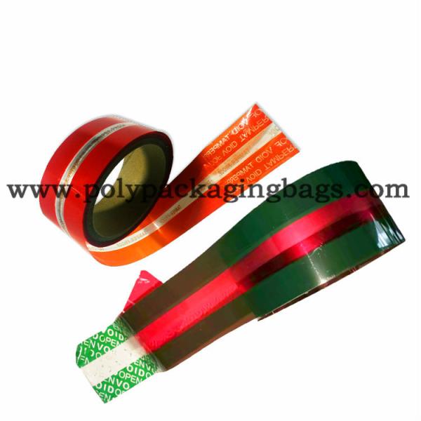 Buy Level 4 Water Solvent Tamper Proof Tape For Security Bags at wholesale prices
