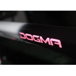 Pink Color Bicycle Frame Decals With Offset Printing Easy Tear And Peel Off