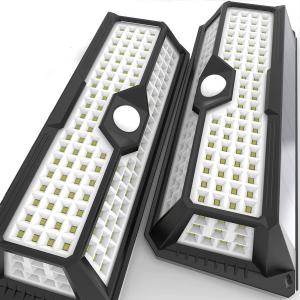 Warm White 5.5V 136 Led Outdoor Light 15w Ip66 For Porch Garden Driveway