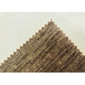 450GSM Brushed Knit Fabric / Composite Polyester Velvet Fabric Printed