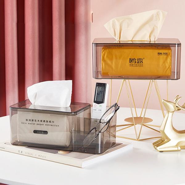 Buy OEM PET Transparent Tissue Box Desktop Acrylic Kleenex Box at wholesale prices