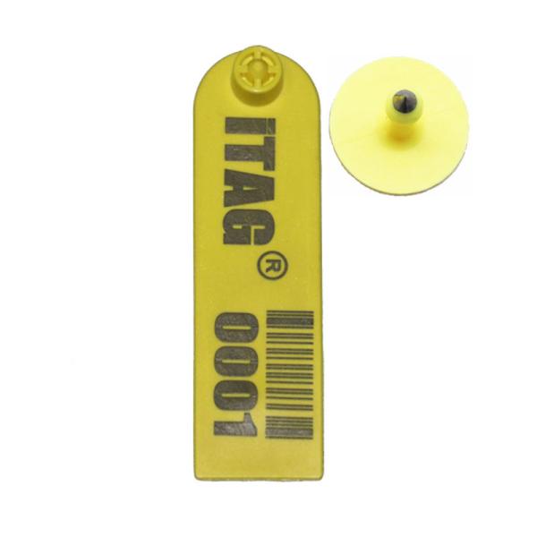 Buy RFID sheep cattle ear tag,RFID ear tag,UHF ear tag,96*27mm,barcode ear tag,plastic TPU,with laser printing number at wholesale prices