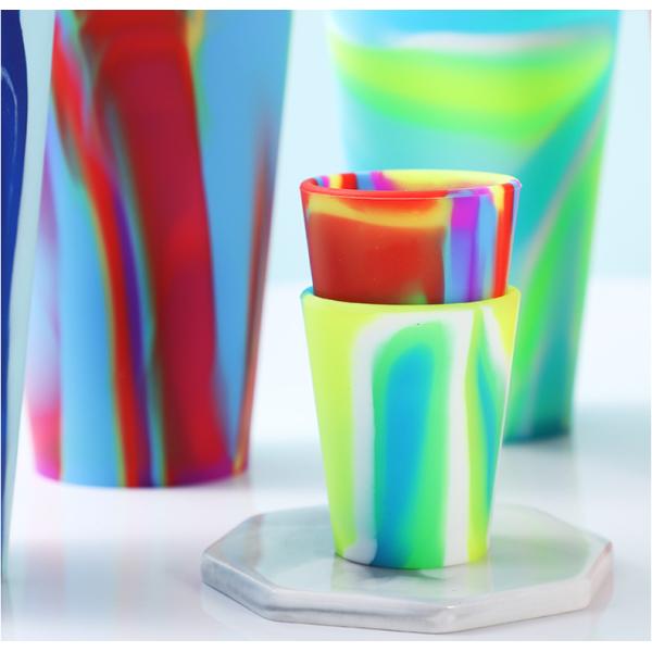 480ml 16 OZ BPA Free Silicone Durable Pint Beer Drinking Cup Ideal for Promotion Gift