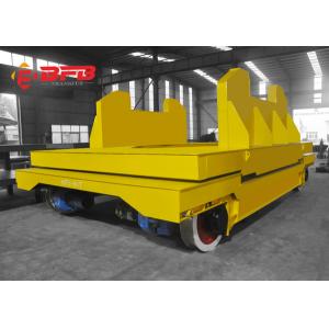 12T Railway Motorized Transfer Trolley Flat Cargo Carriage