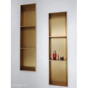 Black Modern Design Style Recessed Bathtub Wall Niche Shower Insert with Chrome