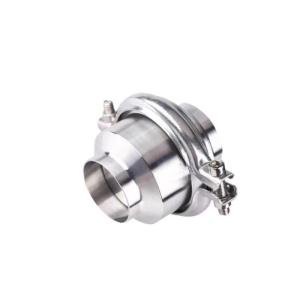 Non-Return Check Sanitary Valve with Stainless Steel Welding Connection and FOB