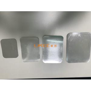 Silver Color Rectangular 8389 Aluminum Foil Lid Food Tray Lids