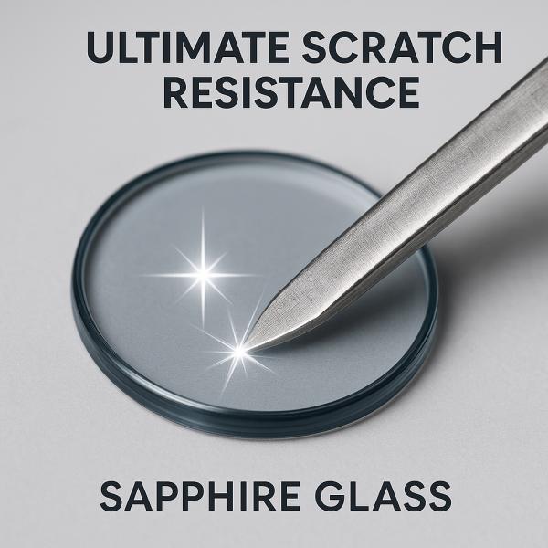 Red Single Sapphire Crystal Glass , Custom Sapphire Watch Crystal Transparent