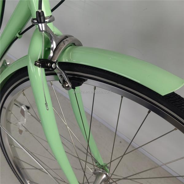 14KG Retro Ladies 7 Speed Vintage Bicycles 700C Adult Women's City Bike with Basket