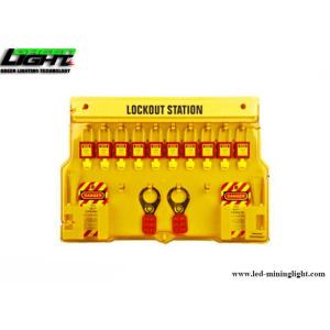 Unfilled Plastic PP Padlock Lockout Station With Cover