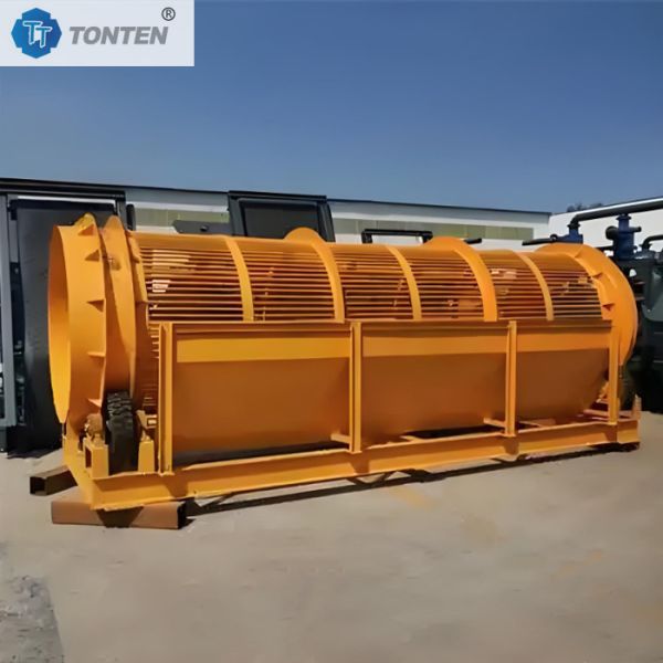 Buy Concrete Gravel Drum Screen Shaftless Mining Drum Screen Machine at wholesale prices
