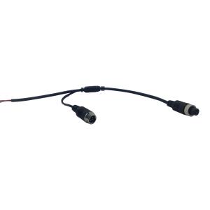 Car camera audio adapter, 4 Pin Female to male connector wire for camera