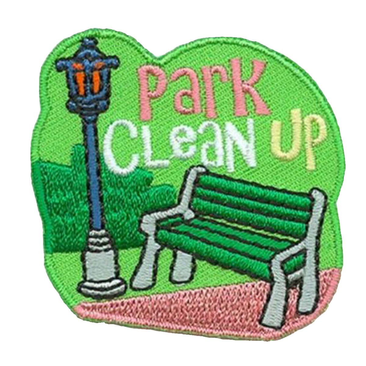 Durable Twill Handmade Environmental Patches Hot Cut Border Patch