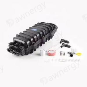 Optical Fiber 144 Core Fiber Optic Junction Box 3 In 3 Out Rubber Seal Ip68