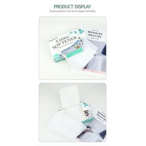 Sustainable Fabric Softener Washer Sheets Long Lasting Scent Eco Friendly