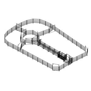 12ft Farm Sheep Metal Fence Panels Cattle 4ft-6ft Livestock