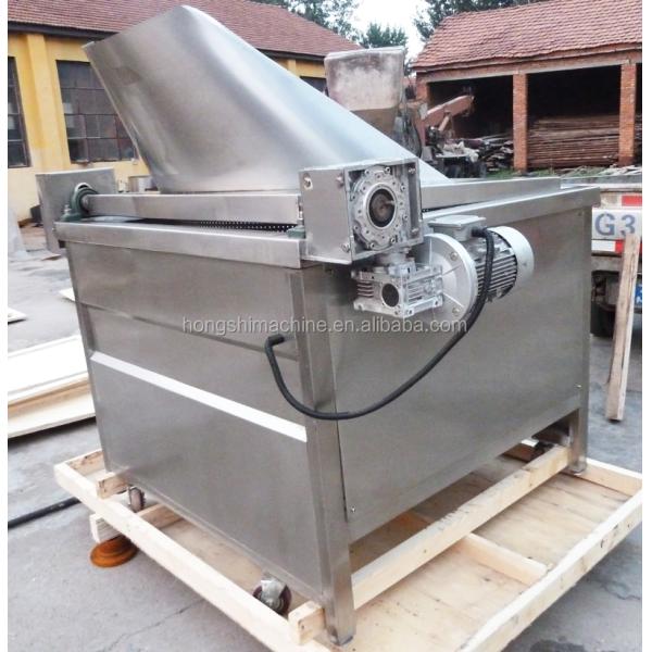 Electricity gas heating meat potato chips oil fryer machine,snack food oil frying machine