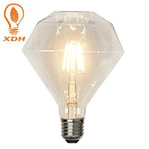 D120 Diamond Edison LED Filament Bulbs 220V 4W 6W E27 LED Vintage Edison Light