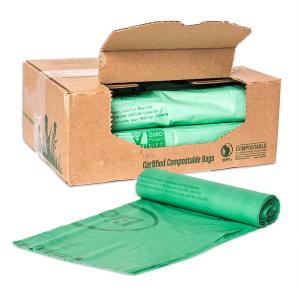PBAT PLA Compostable Bin Liners Large Trash Bags