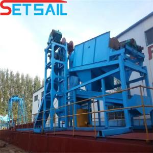 Chain Bucket River Sand Gold Dredge Equipment for Diamond US Currency Customizat
