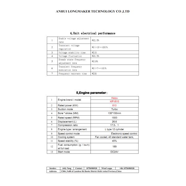 500kw Disel generator ,high quality ,sales well