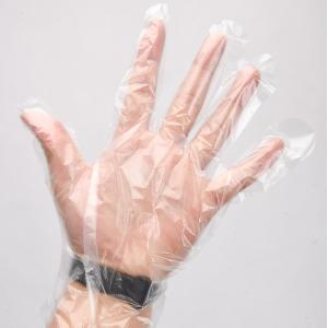 Thick HDPE Clear Plastic Polythene Disposable Food Service Gloves Kitchen
