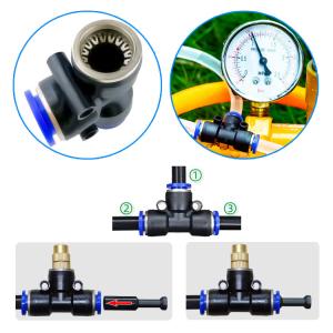 Atomization Water Misting Brass Nozzle Connectors Low Pressure Watering