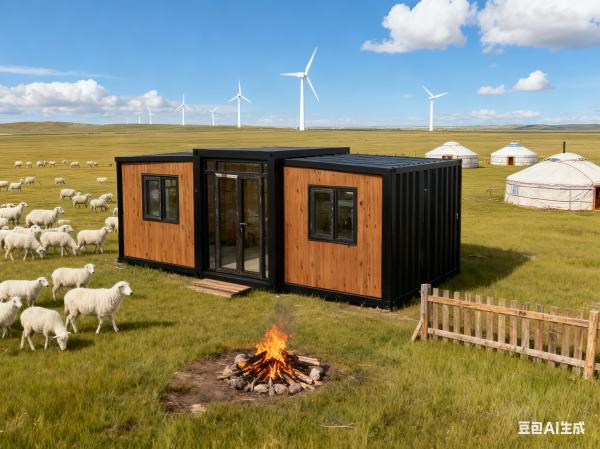 Buy Customized Design Foldable 20ft Container with Thermal-break Aluminum Double Door and 50mm EPS Roof at wholesale prices