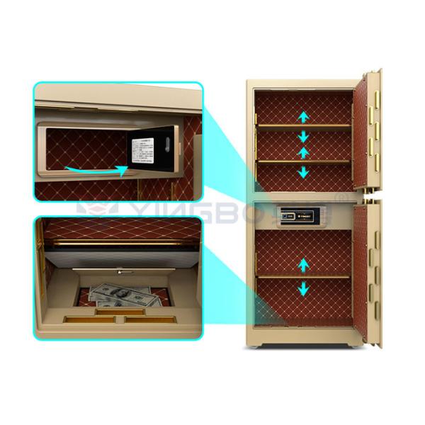 Germany 3D Laser Cutting Technology Commercial Safe Box With Removable Shelves H1580mm