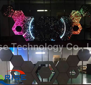 Creative LED Displays Led Stage Screen-DJ screen/LED DJ booths/ LED Honeycomb-P5-3.259