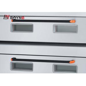 Kitchen Double Layer Six Trays Gas Baking Oven Stainless Steel