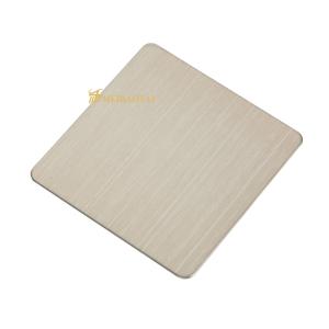Kitchen Hairline Stainless Steel Sheet 0.55mm Thickness POSCO Material