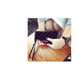 2016 summer sweet new Slim simple long section clutch wallet Ms. Lingge patent