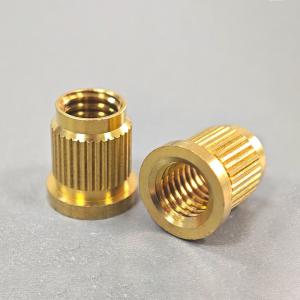 Straight Knurled Brass Threaded Insert Nut High Strength And Versatility