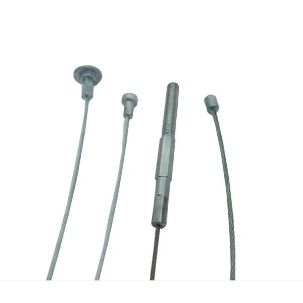 Galvanized 1.5MM Wire Rope With Zinc Head For Hanging Structure