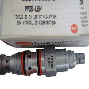 Quality SUN Overflow Valve PPDB-LBN For Hydraulic Systems Direct Acting Option Recommended for sale