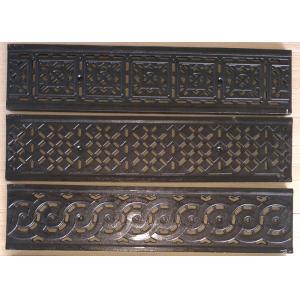 Automatic Line Metal Driveway Drainage Grates Deco Weave / Diamond Patterns