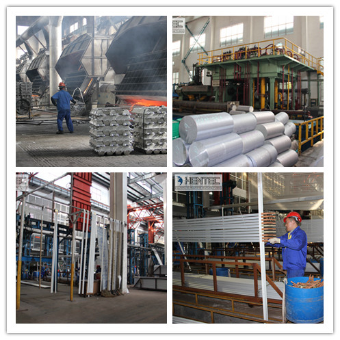 Powder Painting Square Shape Extruded Profiles Aluminium CNC Deep Processing