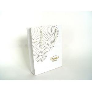 China Customised personalized Laminated Printing White Gift Paper Carrier Bags on sale