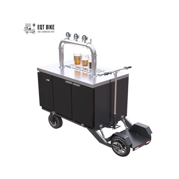 Buy Air Cooled Electric Scooter Beer Bike Cart 300kg Load at wholesale prices