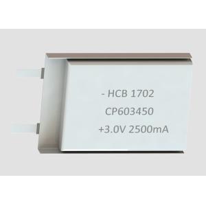 Quality CP603450 2500mAh Lithium Pouch Cell for sale