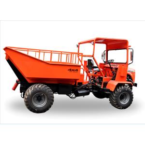 China Light Duty Farm Dump Truck Four Wheel Drive For Agriculture With Air Brake on sale