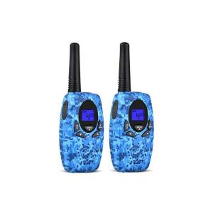Bright LCD Display Camouflage Walkie Talkie With Channel Locked Function
