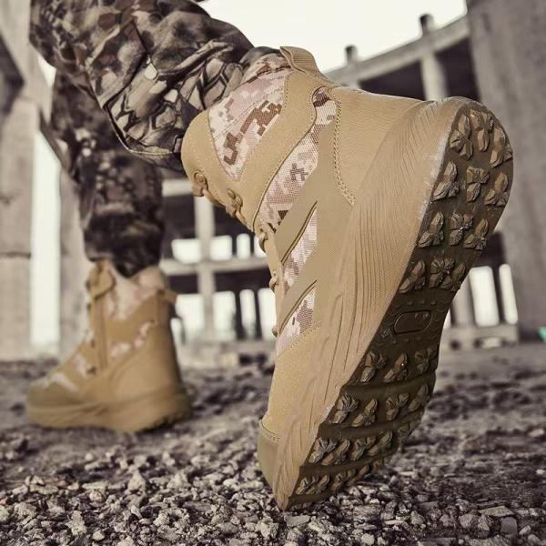 Me Tactical Hiking Boots Mid High Slip Resistant Desert And Rescue Boots