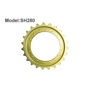 Quality SH280 Excavator Drive Sprocket OEM Heavy Duty Sprocket ISO Certification for sale
