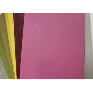 Epoxy Polyester Thermoset Pink Sandy Powder Coating , Texture Powder Coating