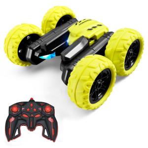 Quality High Speed LED Lights RC Car Newest Double Sided Drift Stunt Car with Remote Control and Electric Power Source for sale